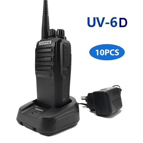 10pcs walkie talkie - uv-6d,