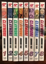 Claymore Vol. 1-8 Manga in