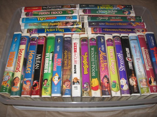 Lotto nastri vhs disney - lotto, 27