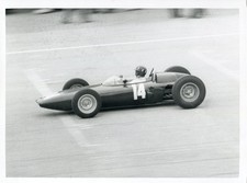 HILL GRAHAM  - GP ITALY MONZA 1962 WINNER - BRM P57 PHOTO CM 24 X CM 18