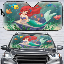 Little Mermaid Ariel Car Sun