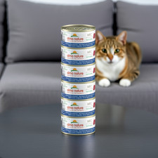 Almo Nature HFC Gatto 6x70g – Cibo Umido Naturale Tonno e Vongole