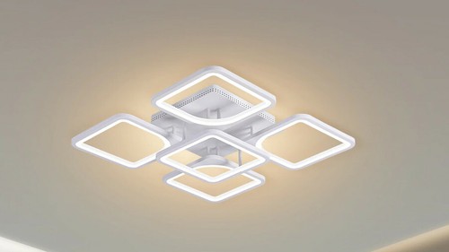Lampadario quadrati led - 5,