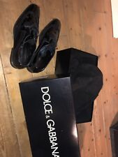 Dolce&Gabbana Stringata Camoscio E Vernice Nera Da Carimonia N. 45 Come Nuove