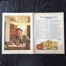 1983 Rolex Day Date ref. 1803 President - Original AD Pubblicità Vintage