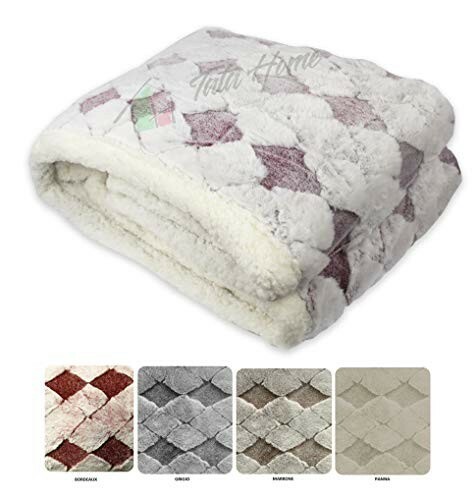 Plaid coperta agnellato - plaid,
