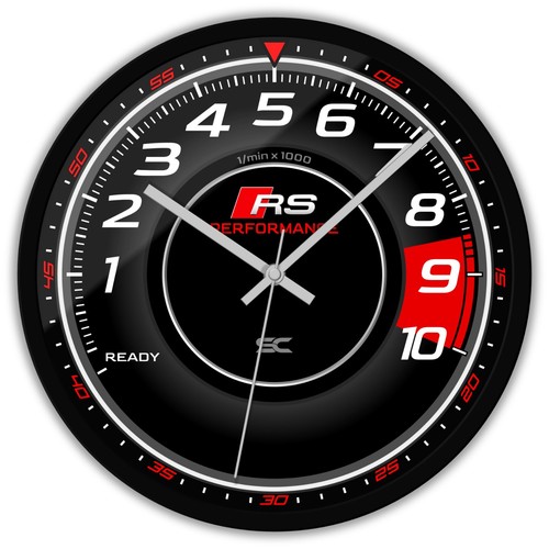 Orologio parete nero 30cm - parete,