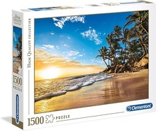 Clementoni Puzzle 1500 HIGH QUALITY Collection Tropical Sunrise 84x59 cm Nuovo