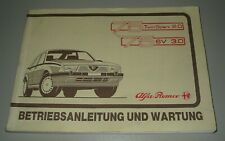 Betriebsanleitung Alfa Romeo