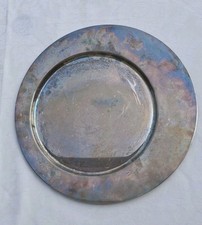 GIO PONTI Designer ,BY CLETO MUNARI - ITALY - Silver Plated, Piatto, 32cm