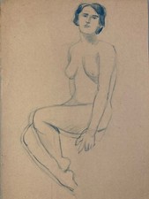 Disegno Alfred Leymarie Nudo