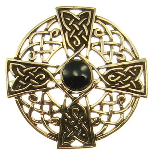 Spilla celtica croce fibula - spilla,