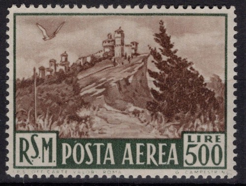San marino 1951 - san, posta