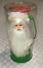 BAMBOLINA BAMBOLOTTO VINTAGE BABBO NATALE CON CONTENITORE GIOCATTOLI GIOCHI 