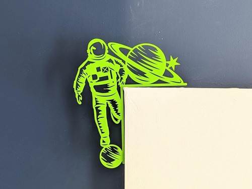 Decorazione porta astronauta