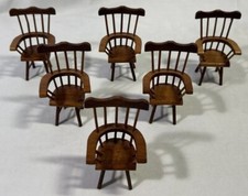 6 sedie casa delle bambole