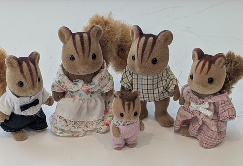 Famiglia scoiattolo sylvanian - scoiattolo,