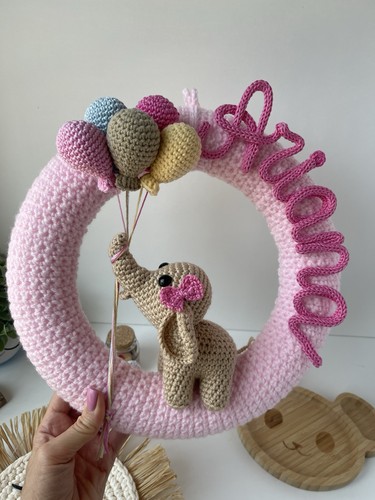 Fiocco nascita bimba - bimba, con