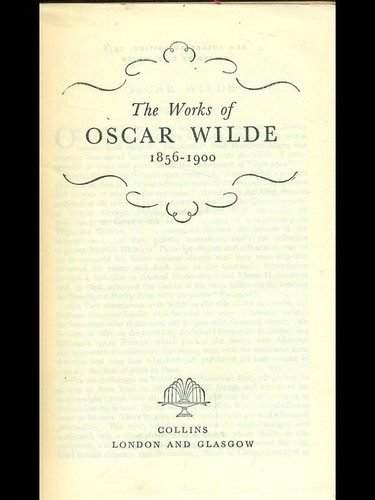 The works oscar wilde - of,