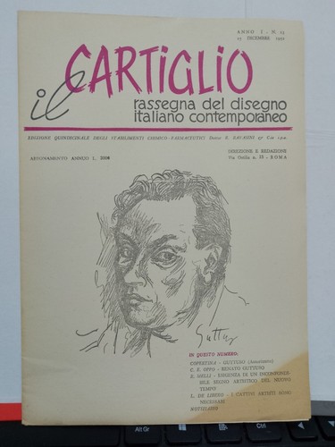 Cartiglio 1952 rassegna - cartiglio, 1952,