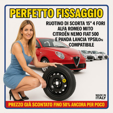 Ruotino di Scorta 15" 4 Fori