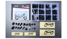 Kit viti viteria AVDB colore Nero per Carena HONDA VTR 1000 SP1 RC51 1999-2000