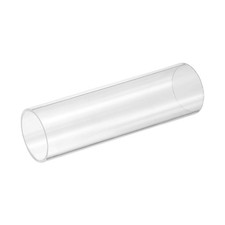 Tubo acrilico rigido trasparente, 36 mm ID x 40 mm OD 8" tubo di plastica trasparente rotondo