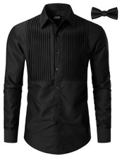 Camicia da Smoking Uomo Nera