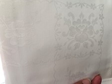 Giuseppe Gulì fu V'zo Palermo tovaglia italiana 59" x106" 12 tovaglioli nuova con scatola NOS