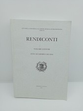 RENDICONTI - VOLUME LXXXVIII -