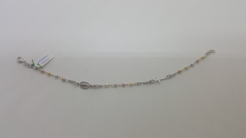 Bracciale rosario argento - rosario, in