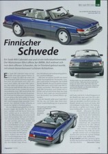 SAAB 900 S 16V CABRIO in 1-18 di BoS...un rapporto modello #1607c