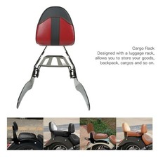 Schienale Posteriore Moto Nero