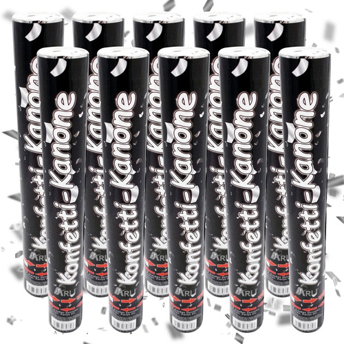 Partypopper xl argento - x,