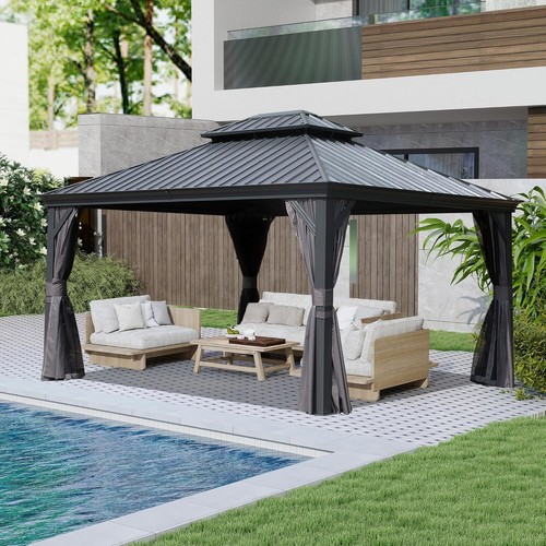 10x13ft hardtop gazebo - 10x13ft,