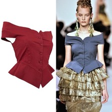 Romeo Gigli S/S 1990 burgundy