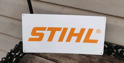 Insegna metallo stihl ricambi - insegna,