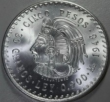 MESSICO 5 PESOS 1948