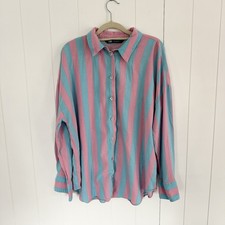 Camicia Zara rosa e blu a