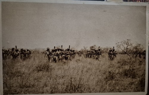 Cartolina militare battaglia - cartolina,