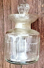 BOTTIGLIETTA IN VETRO ANNI '30/40 DEL 1900 PORTAPROFUMO - BUONO STATO