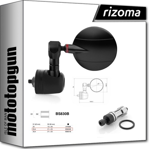 Rizoma bs185a specchietto - specchietto, end