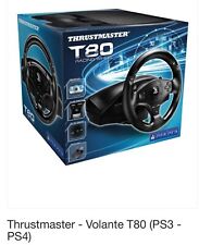 Thrustmaster - Volante T80 (PS3-PS4) + Cuffie Sony Usato Solo Una Volta Natale