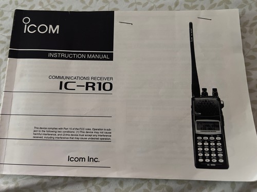 Icom r10 manuale istruzioni - ic-r10,
