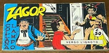ZAGOR STRISCIA 4° IV Quarta Serie n°79 Ed. ARALDO 1970 ORIGINALE - OTTIMA !!