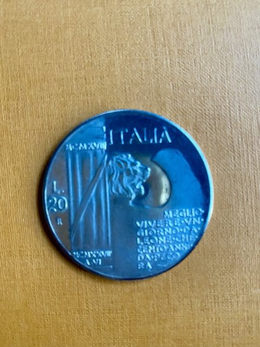 Lire moneta mussolini - 20,