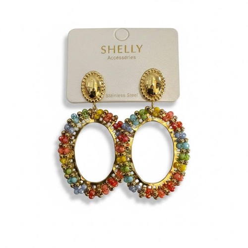 Orecchini donna shelly acciaio - orecchini,