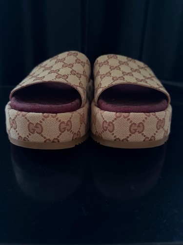 Gucci diapositive tela - diapositive, in