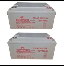 KIT 2 BATTERIA 100AH 12V Gel