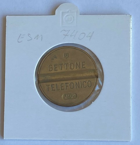 Gettone telefonico esm 7404 - telefonico,